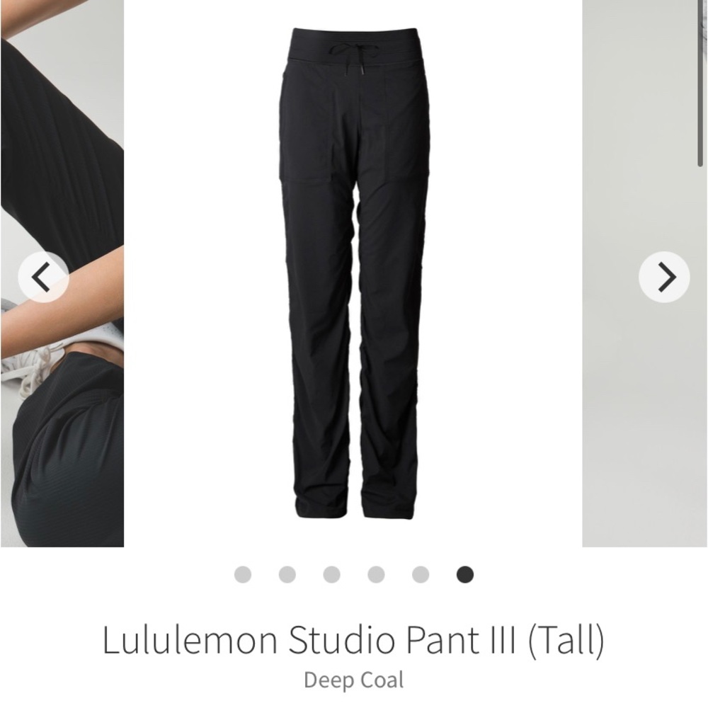ISO lululemon dance studio pants III TALL size 4